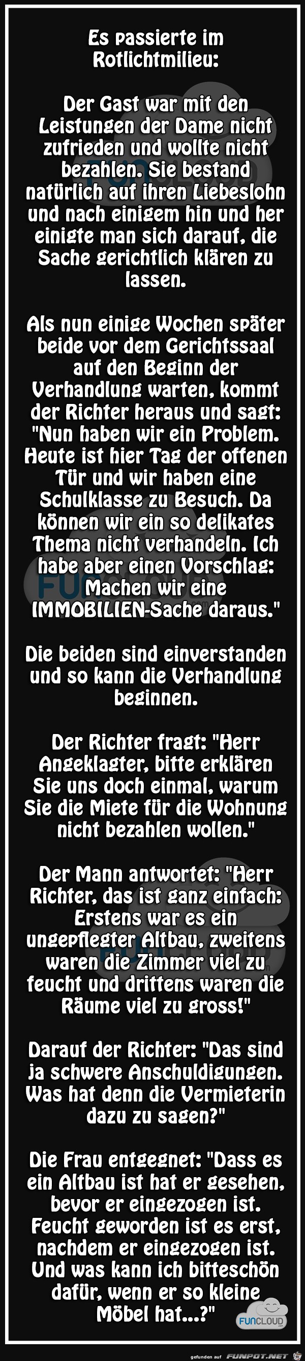 Die Gerichtsverhandlung Die Gerichtsverhandlung