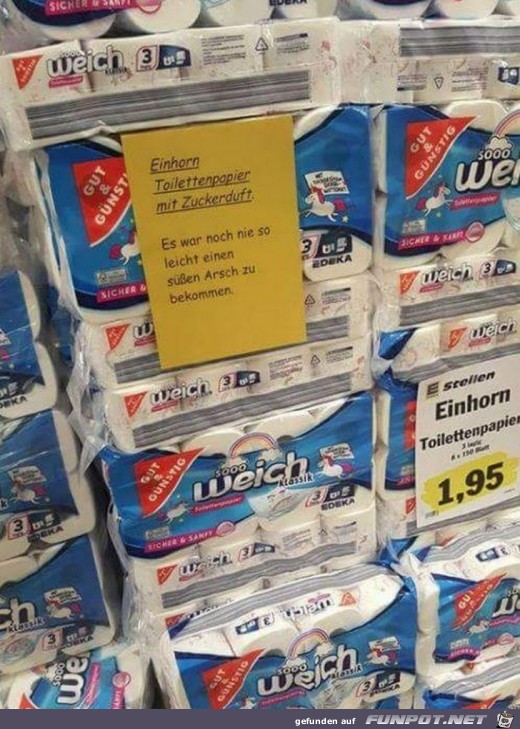 Nettes Schild für Klopapier Nettes Schild für Klopapier