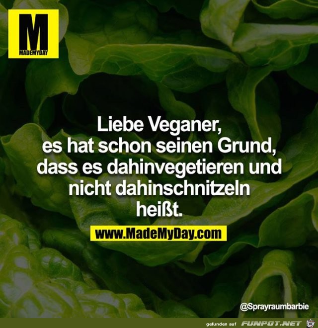 Liebe Veganer