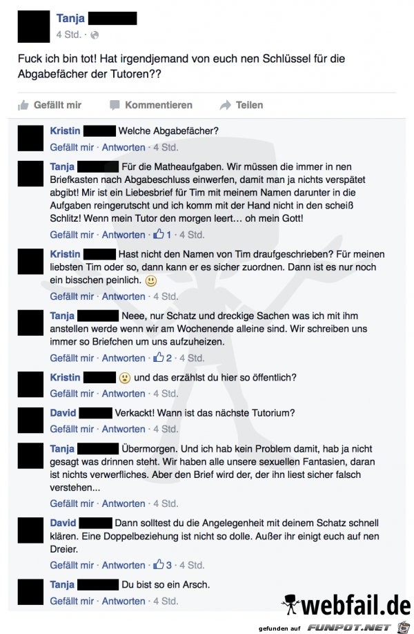 Liebesbrief an Tutor Liebesbrief an Tutor