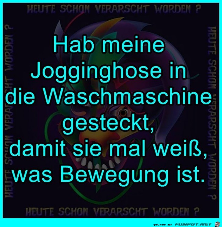 Jogginghose waschen