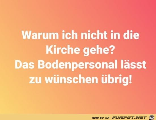 Schlechtes Bodenpersonal