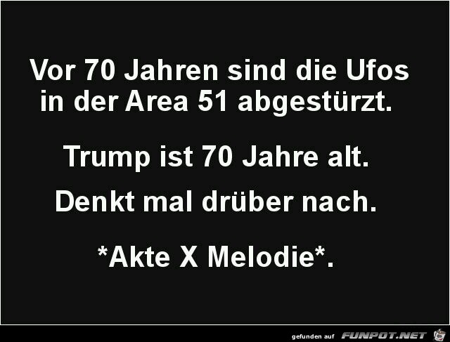 Trump und die Area 51