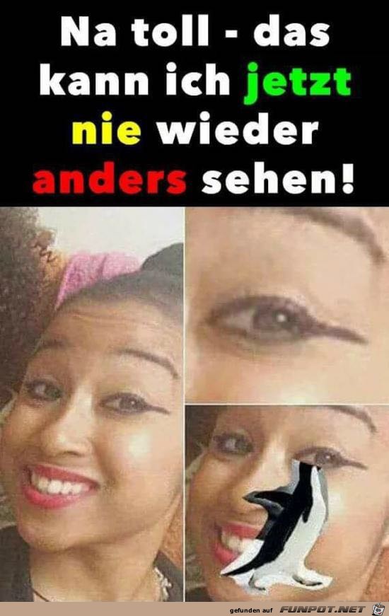 Lustiges Make-up Lustiges Make-up