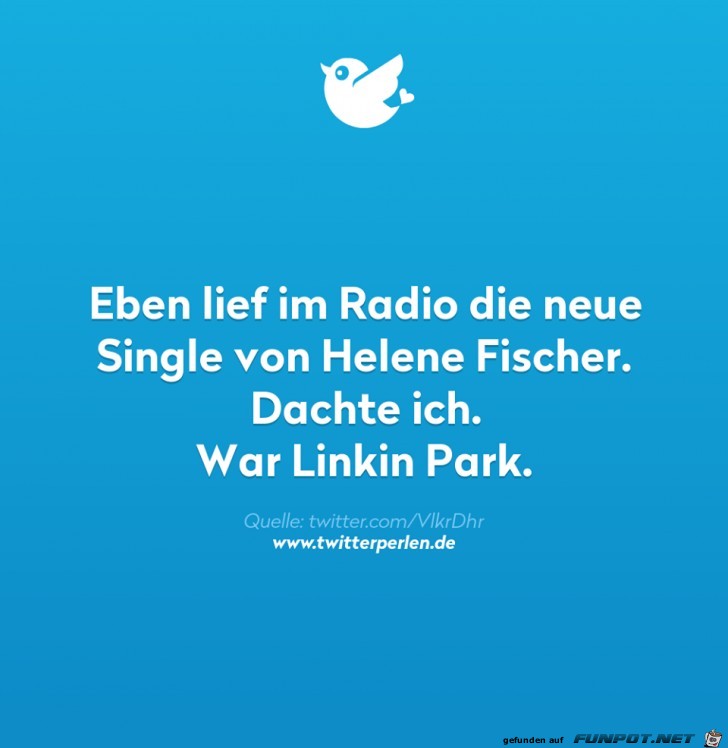 Im Radio lief neue Single Im Radio lief neue Single