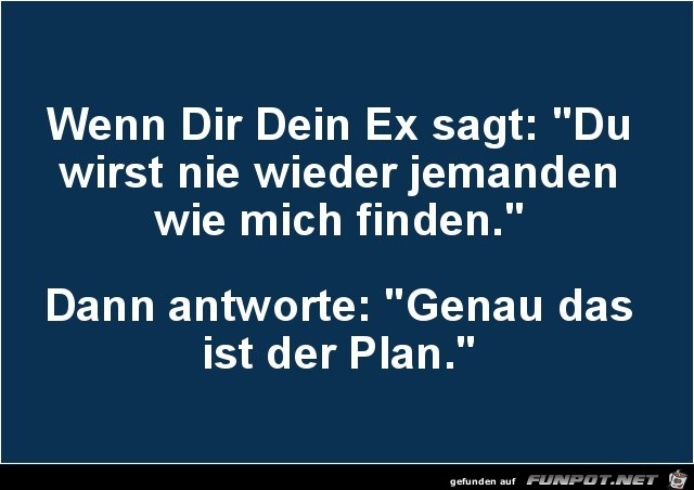 Das ist der Plan