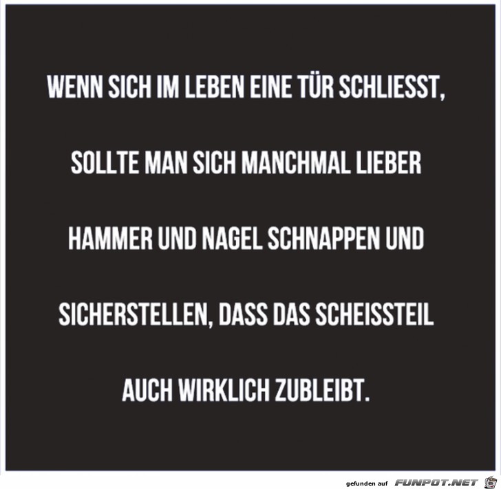 Tür schliessen Tür schliessen