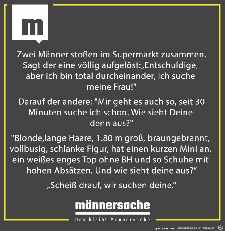 Zwei Maenner im Supermarkt Zwei Maenner im Supermarkt