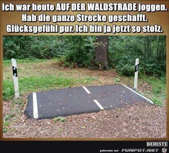 War Joggen