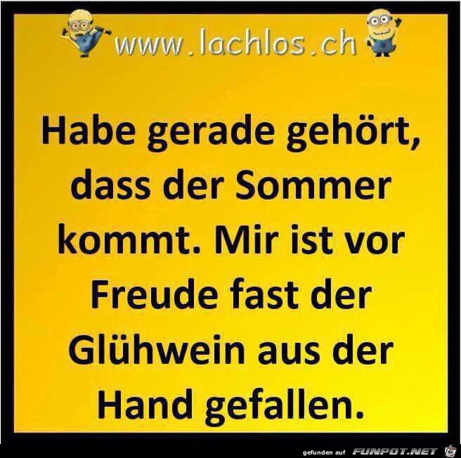 Habe gerade gehört... Habe gerade gehört...