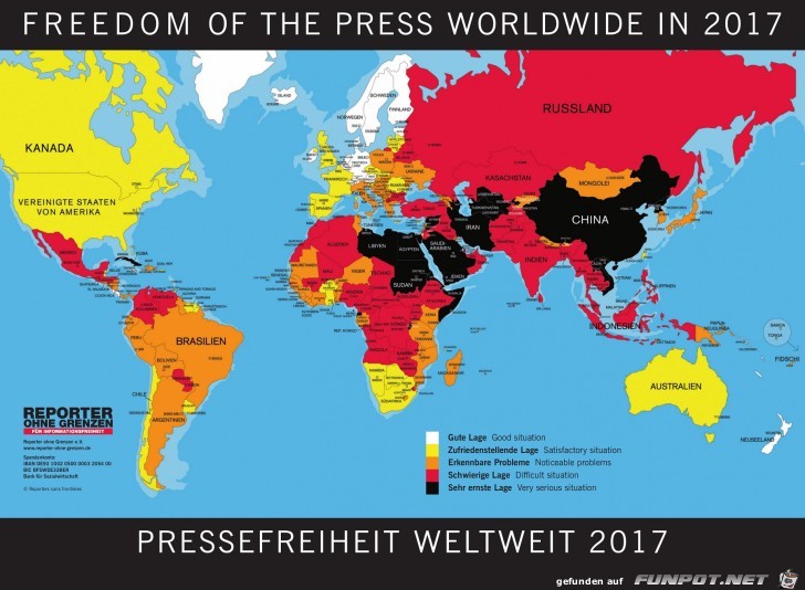 Pressefreiheit weltweit