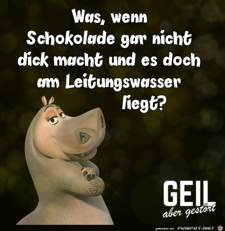 Wenn Schockolade Wenn Schockolade