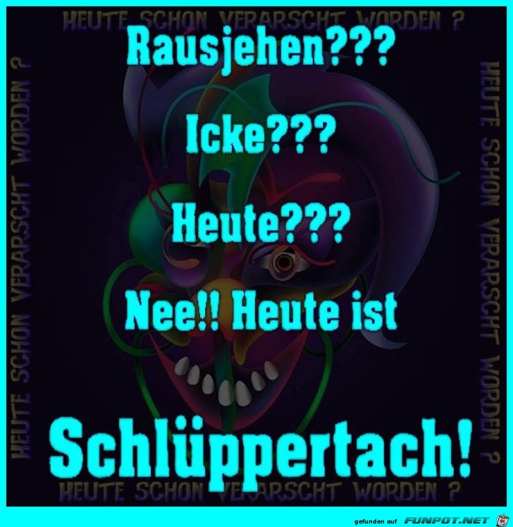 Heute bleiben wir daheim Heute bleiben wir daheim