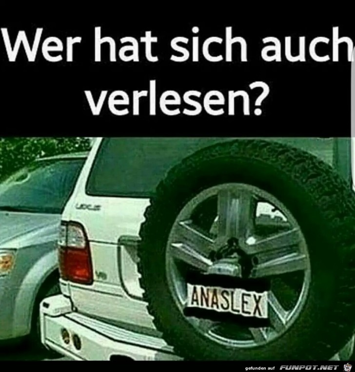 Wer hat sich auch verlesen ? Wer hat sich auch verlesen ?