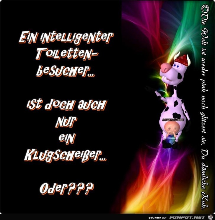 Itelligenter Toilettenbesucher Itelligenter Toilettenbesucher