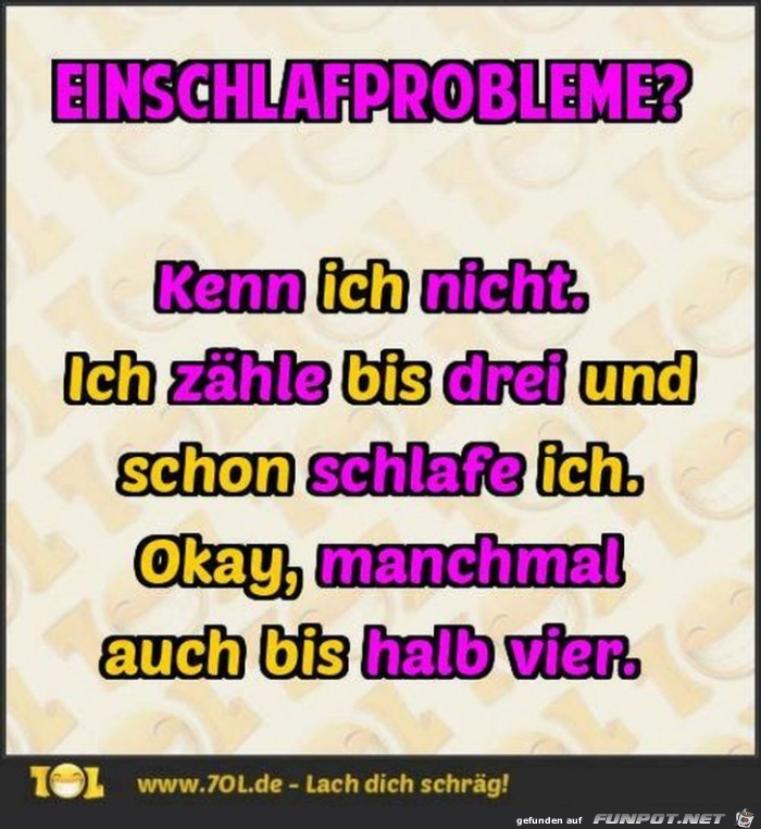 Einschlafprobleme