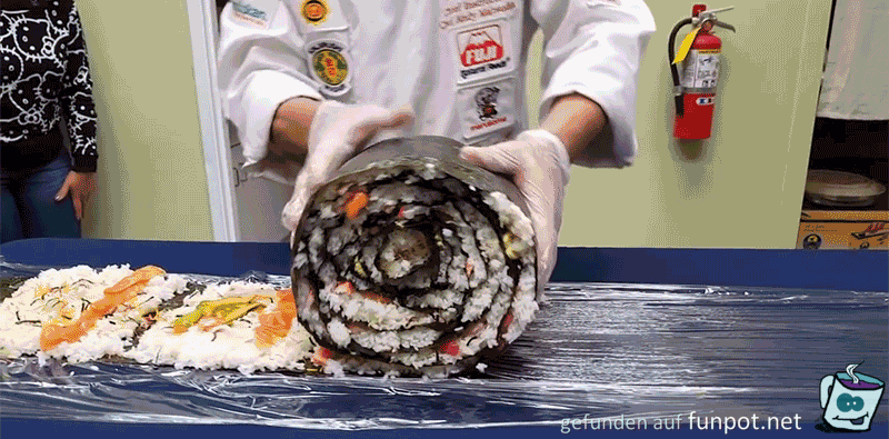 Riesen-Sushi