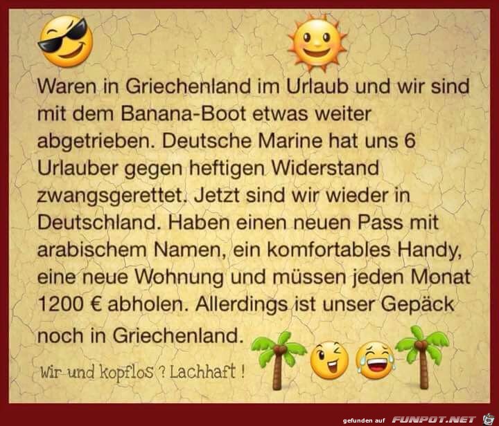 Waren In Griechenland Im Urlaub