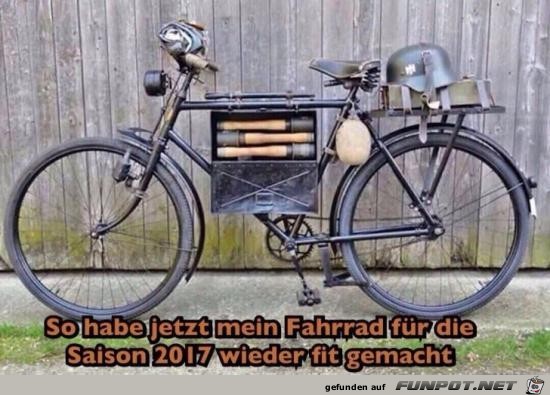 Fahrrad für die Saison 2017 fit gemacht...... Fahrrad für die Saison 2017 fit gemacht......