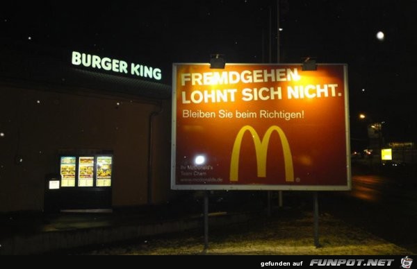 Nette Werbung