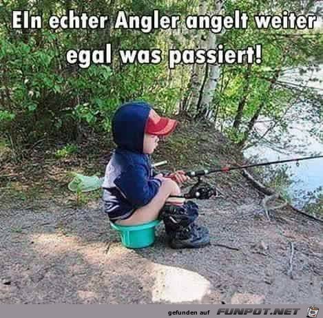 Ein echter Angler