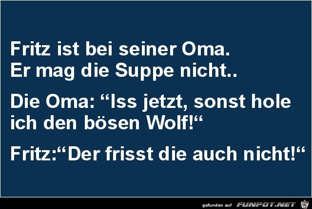 Böses Fritzle Böses Fritzle