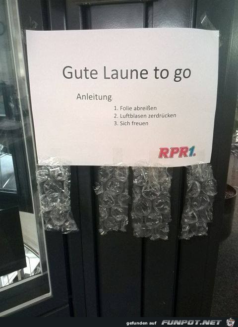 gute Laune to go gute Laune to go