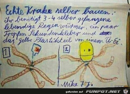 Krake zum selber bauen