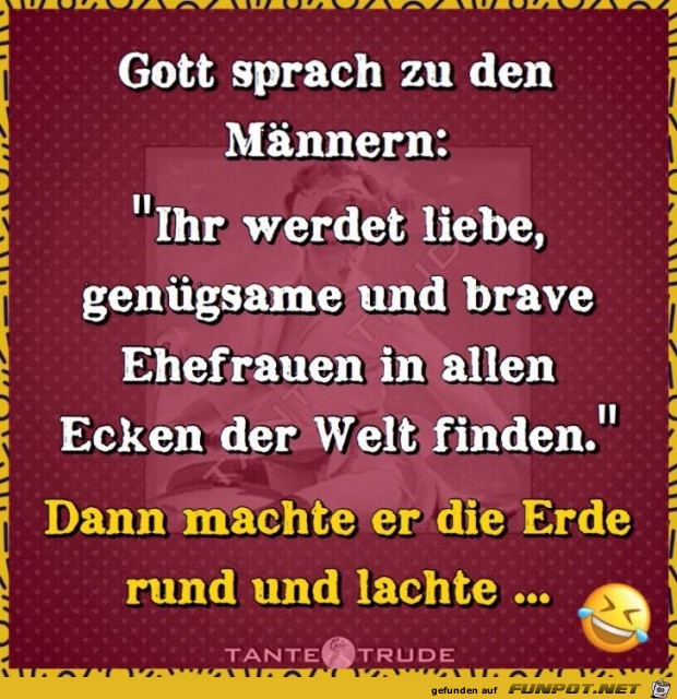 Gott sprach zu den Mnnern