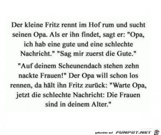 der kleine Fritz.........