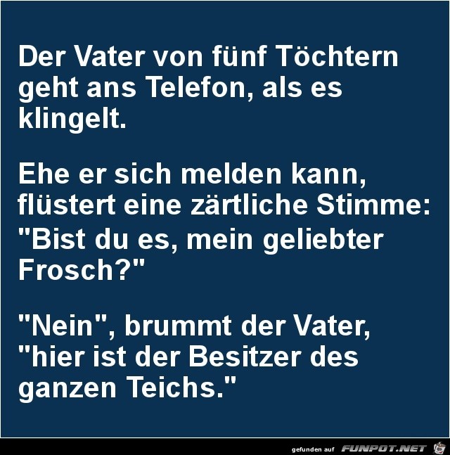 Vater von Fünf Töchtern...... Vater von Fünf Töchtern......