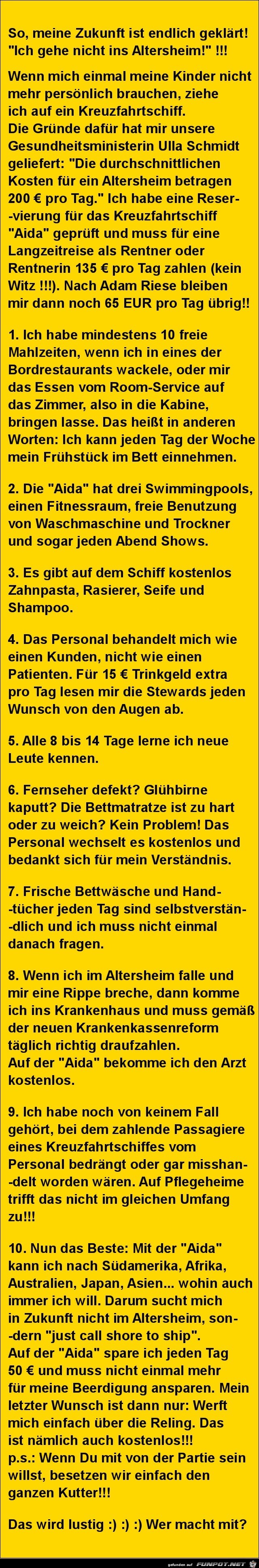 meine Zukunft ist endlich geklärt........ meine Zukunft ist endlich geklärt........