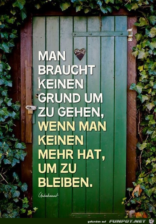 Man braucht keinen Grund Man braucht keinen Grund