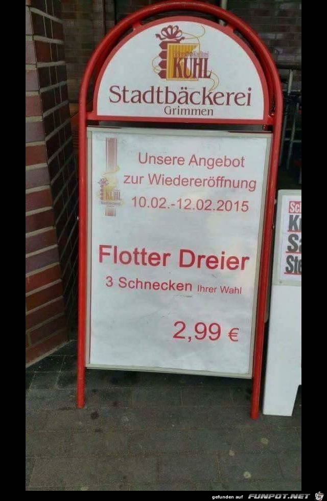 Flotter Dreier