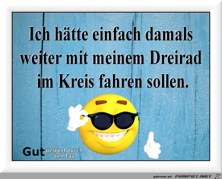 Mit dem Dreirad Mit dem Dreirad