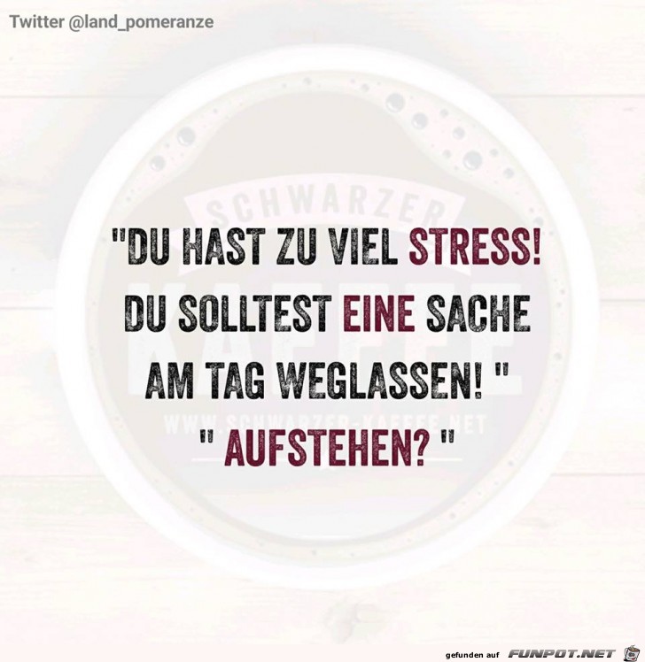 Zu viel Stress Zu viel Stress