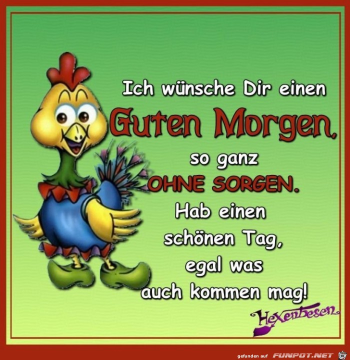 Guten Morgen--