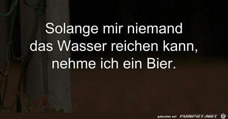 Ich nehme ein Bier