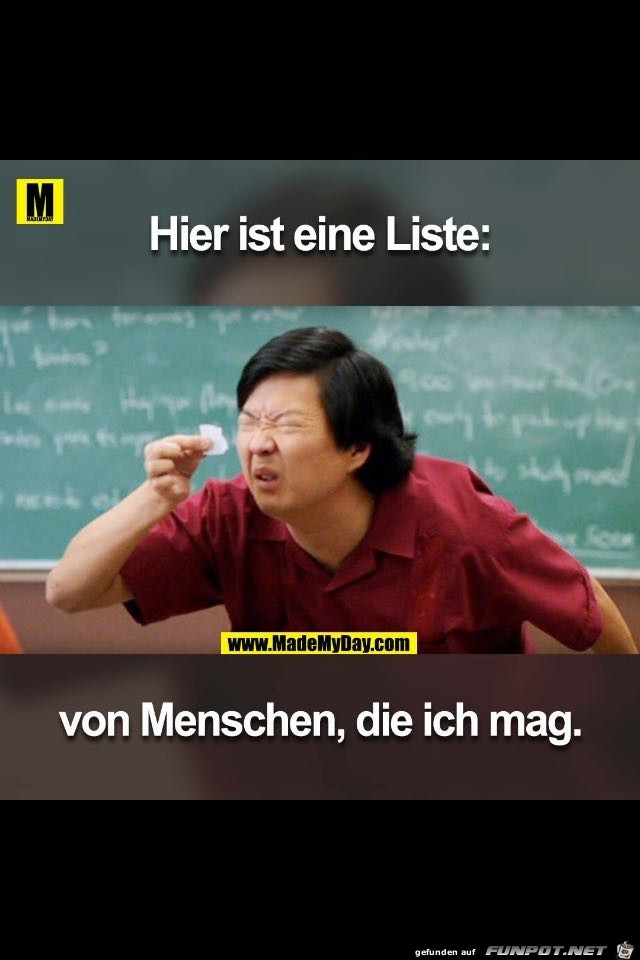 Menschen die ich mag