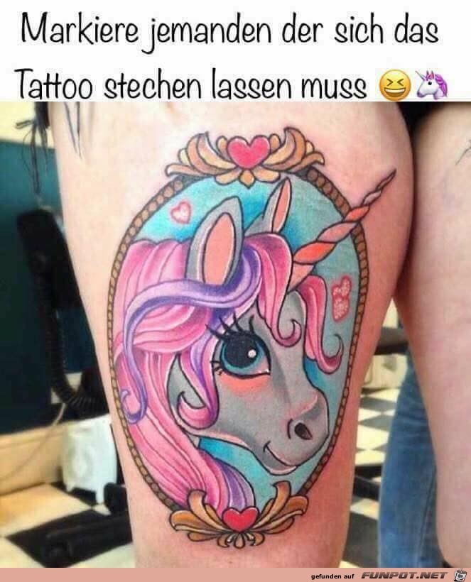 Einhorn Tatoo