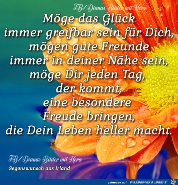 Moege das Glueck