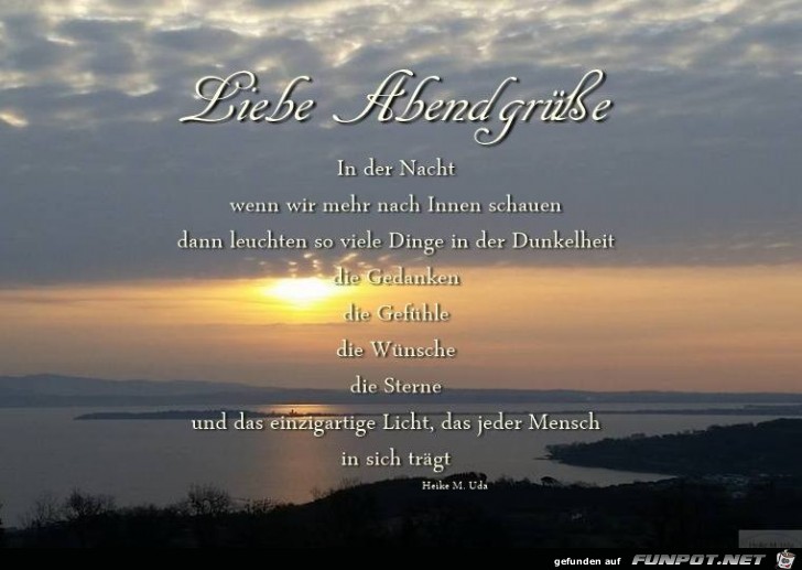 Liebe Abendgruesse