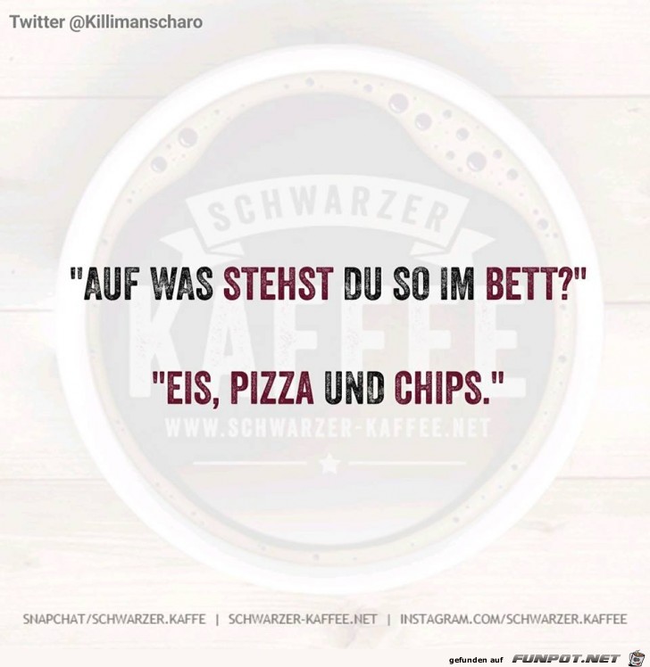 Auf was stehst Du im Bett Auf was stehst Du im Bett