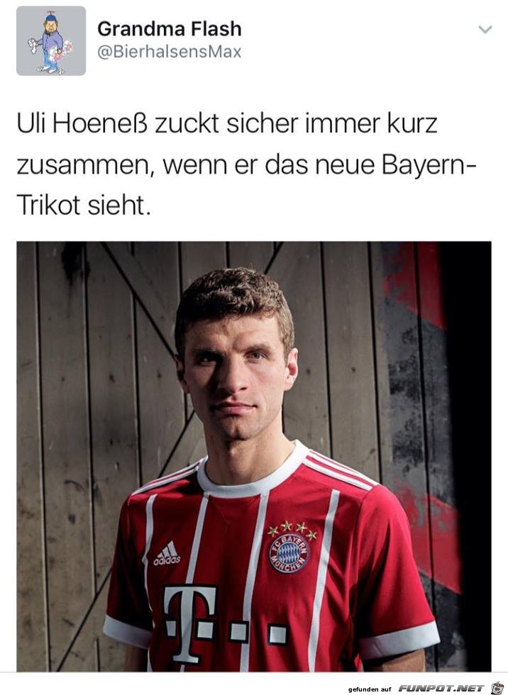 Das neue Bayern-Trikot Das neue Bayern-Trikot