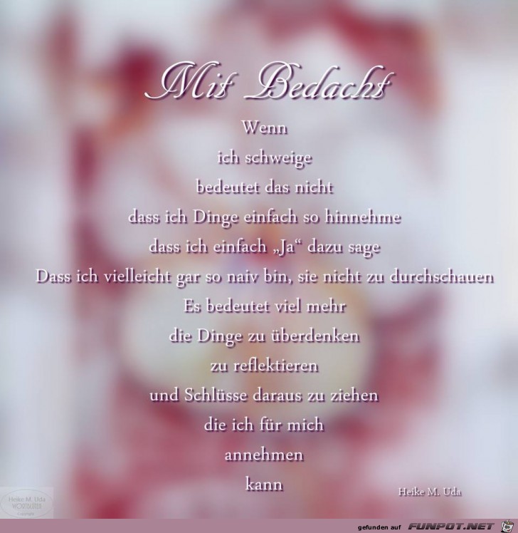 Mit Bedacht Mit Bedacht