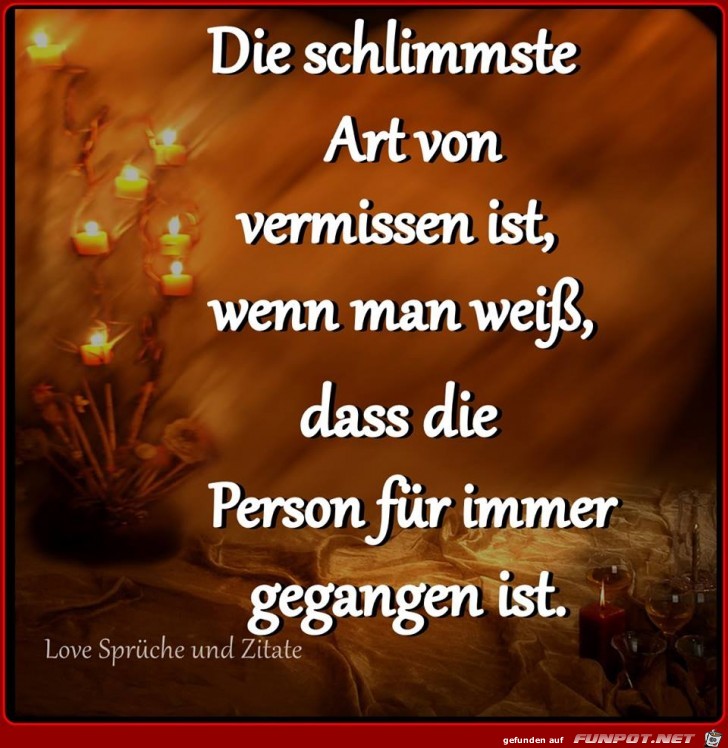 Die schlimmste Art von vermissen Die schlimmste Art von vermissen