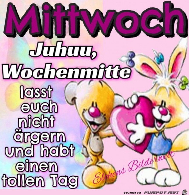 Juhuu Wochenmitte