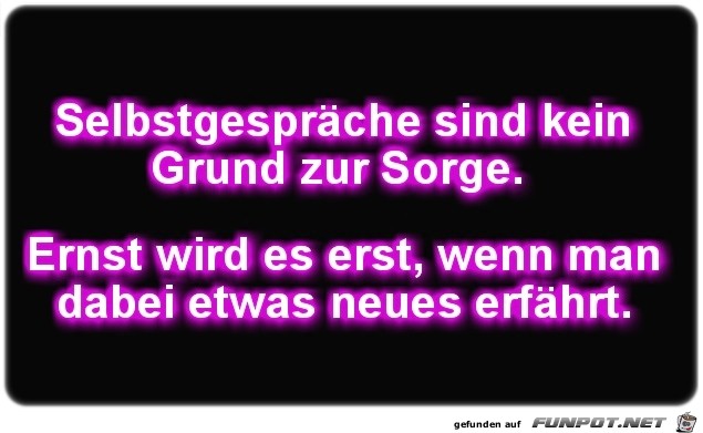 Selbstgespraeche Selbstgespraeche