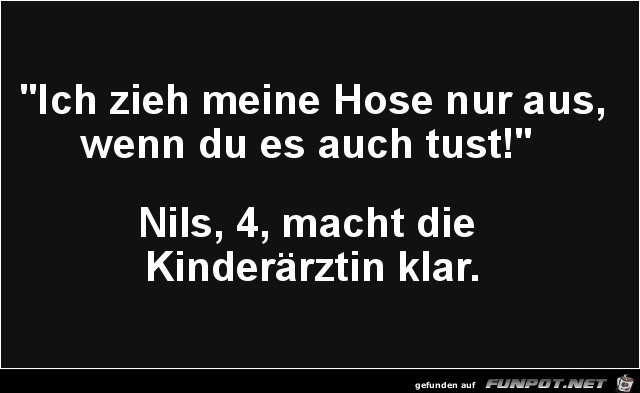 Klare Ansage