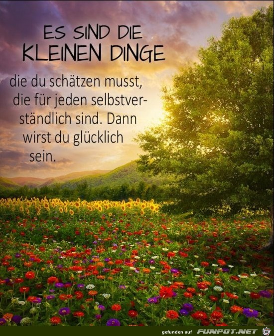 es sind die kleinen Dinge.....